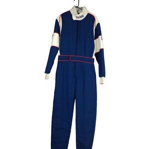 PGI - MEN'S LARGE - BLUE NOMEX II PRO EURO  RACING SUIT SFI 3-2A/5